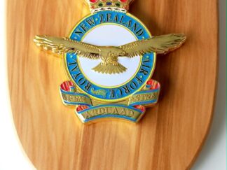 Cast Crest on Shield - RNZAF
